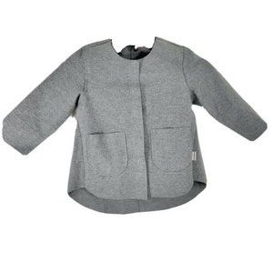 Aimama Girls Grey Button Front 24 Months tags Jacket Coat